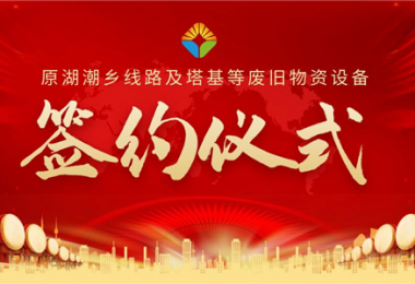 原湖潮鄉(xiāng)線路及塔基等廢舊物資設(shè)備項目簽約儀式圓滿落幕！——小額資產(chǎn)簡易程序初顯成效