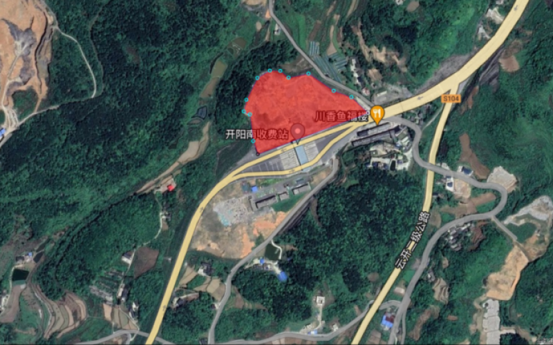 開陽南收費站旁地塊